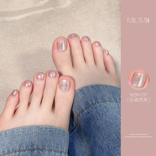 细闪可撕拉 显白热卖 爆闪脚趾指甲油免烤快干持久女2026年新款 夏季