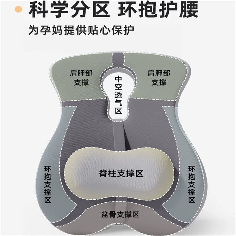 孕妇办公室腰靠护腰坐垫靠垫腰部支撑靠背垫Q座椅子靠枕汽车腰垫