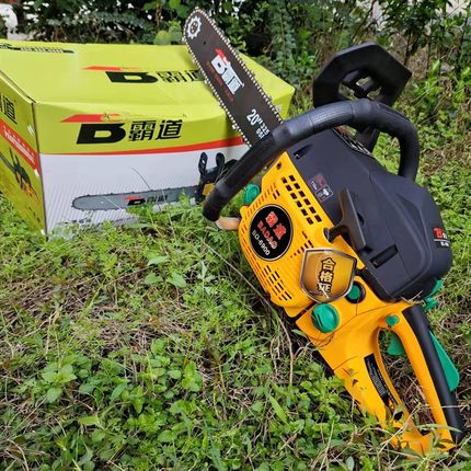 霸道6900油锯正宗原装大功率专业级工业级家用伐木锯V18寸链条导