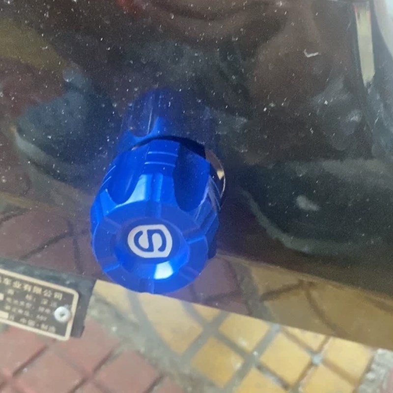 适用深远T300电动车脚踏塞改装中轴堵头脚蹬塞盖子堵头配件铝现货