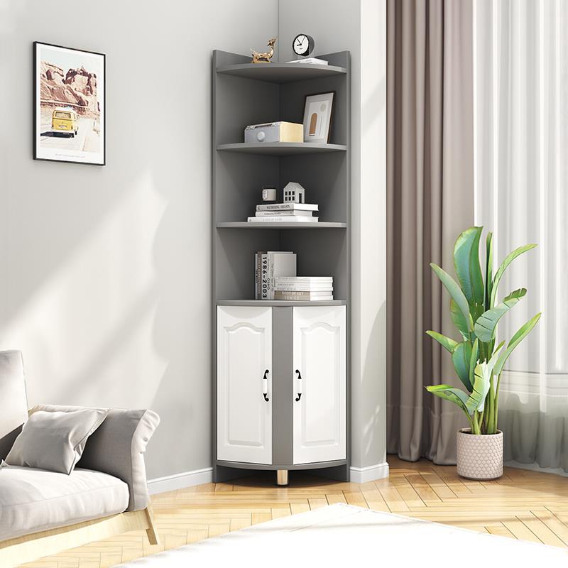 角柜墙角柜客厅拐角柜卧室边柜转角置物架靠墙三角柜边角柜转角柜