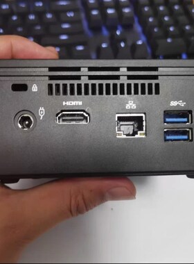 技嘉N3150迷你电脑酷睿i3 4010U工控机 准系统主机商务办公win7