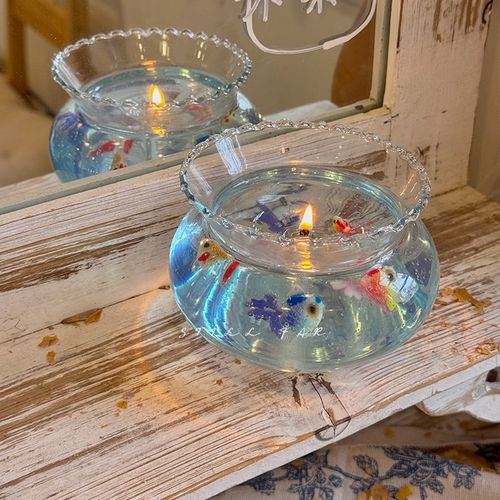 STILL【泡泡鱼缸】小众高级氛围感金鱼香薰蜡烛家用卧室生日礼物