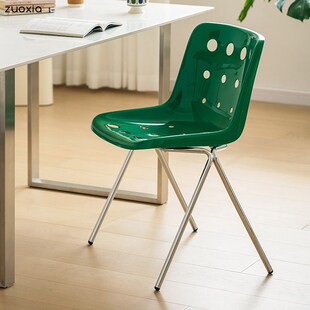 左下中古奶酪椅子创意网红家用小户型靠背椅咖啡店简约设计师餐椅