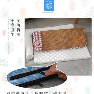 春夏凉席窝狗窝猫咪窝草席小中大型犬狗地垫子宠物床海绵垫可拆洗