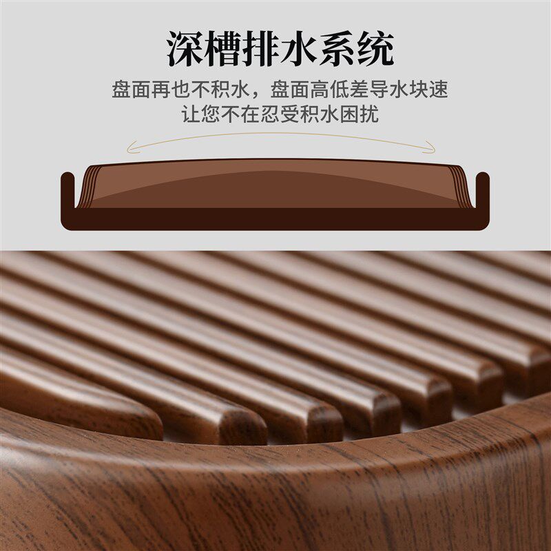 青花功夫茶具套装全自动烧水壶一体茶台新款家用一整套高端泡茶盘