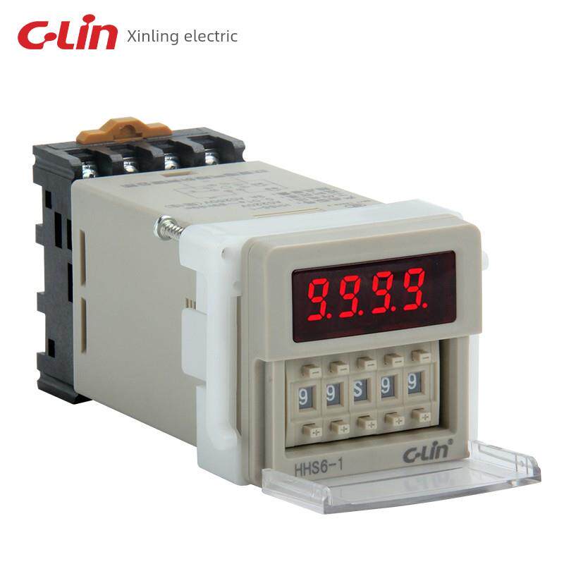 新陵时间继电器Hhs6-1代Dh48S Jss48A-1Z数显覆位暂停延迟功能