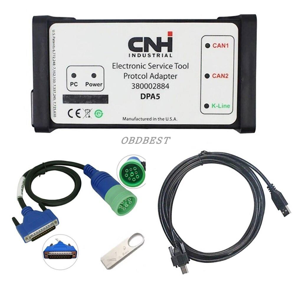 凯斯纽荷兰原厂专检v8.6版CNH EST DPA5农机柴油车诊断解码检测仪