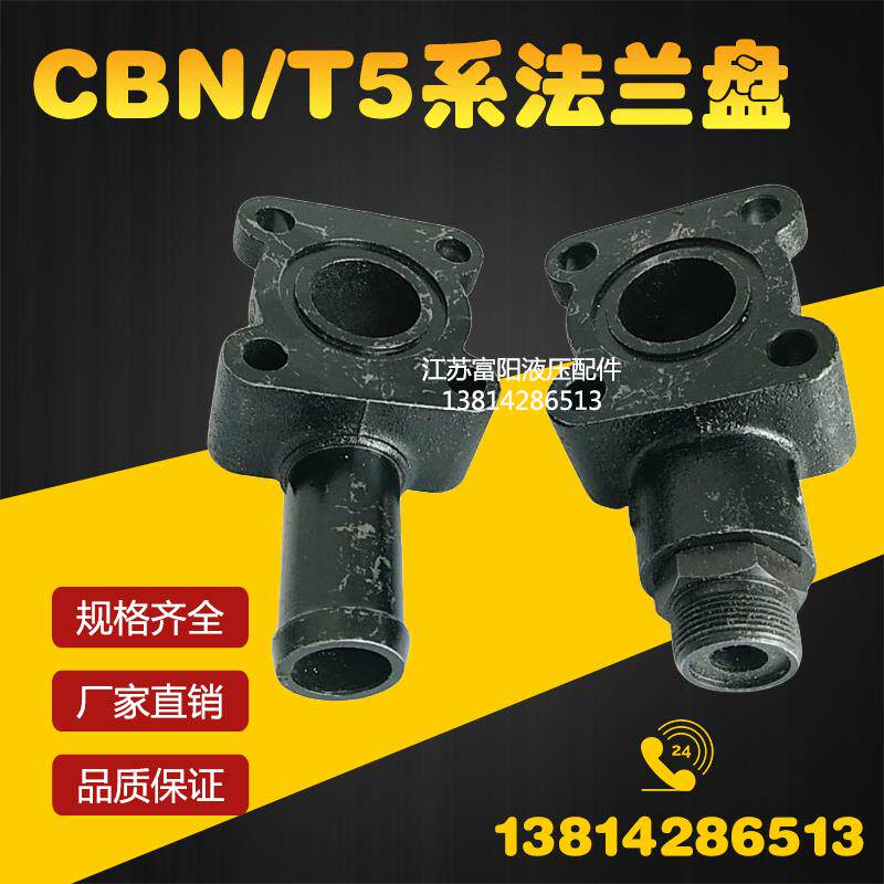 液压齿轮泵 法兰盘接头CBN CBT-532 550 563 580进出油口宝塔接口