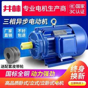 2.2 1.5 7.5KW全铜国标380V电机 三相异步电动机0.75 5.5 1.1