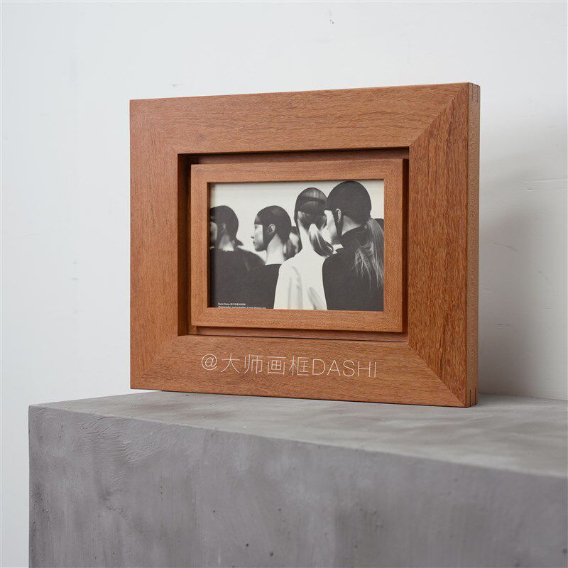 定制简约现代纯实木画框装裱订制油画外框条摄影照片相框镜框挂墙