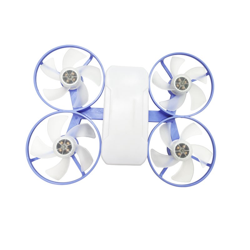新型风扇灯LED节能灯照u明三色遥控无人机式吊扇灯家用多头风扇灯