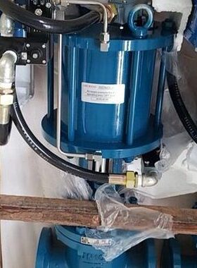 气动法兰闸阀Z641H-16 气动带手动不锈钢闸阀