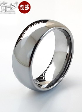 不磨损霸气钨钢戒指男宽面钨金戒指男个性时尚钛钢指环刀刮不花