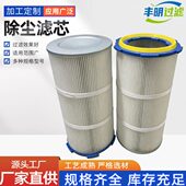 除尘滤芯六耳快拆卡盘滤筒粉末吸附静电塑喷聚酯纤维覆膜除尘滤芯