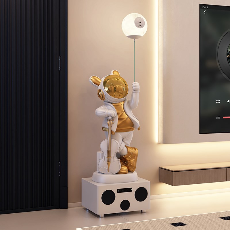 2代新款太空人宇航员落地摆件客厅电视柜旁轻奢风大摆件装饰品