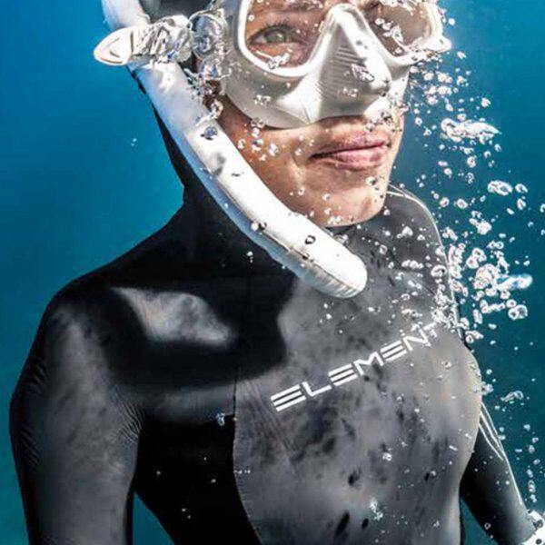 美国Scubapro Steel自由潜水面鏡湿式玻璃面罩低容积水肺浮潜硅胶