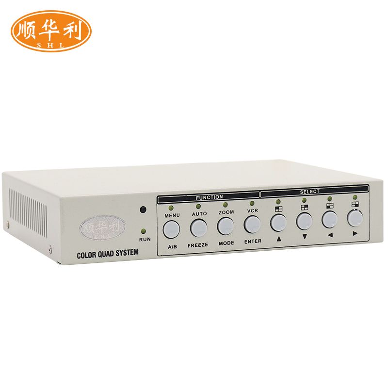 SHL顺华利 4路BNC接口画面分割器 分屏器 支持1/2/3/4 画面 1080P