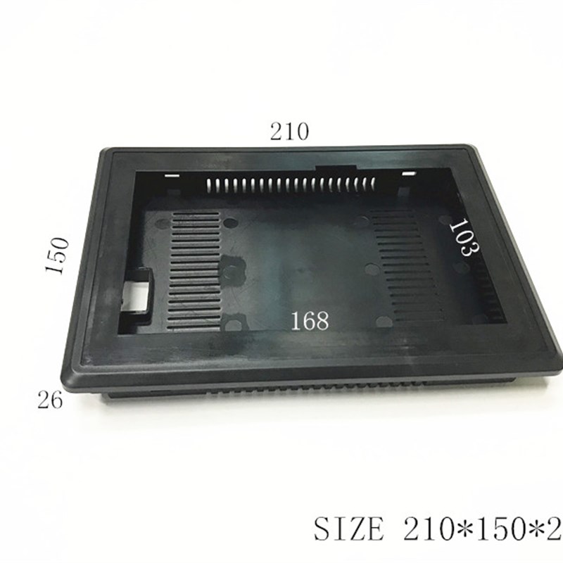 7寸LCD液晶显示外壳文本壳体仪表壳塑料机壳电子触摸屏200x150x26
