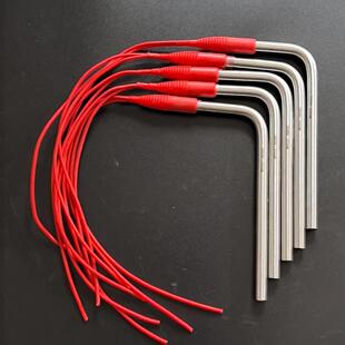 L型给袋机加热管110V350W包装机直角发热管 弯头侧出线电热管定做