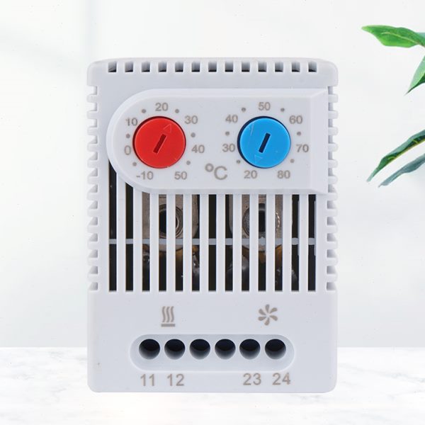 ZR011升温降温双控一体温度控制器机柜加散热可调节开关-10~50度