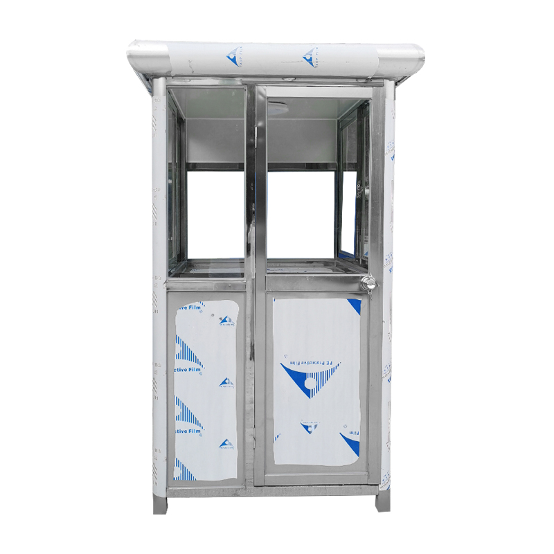 岗亭保安亭收费亭治安值班室不锈钢岗亭可移动幼儿园门卫岗亭户外