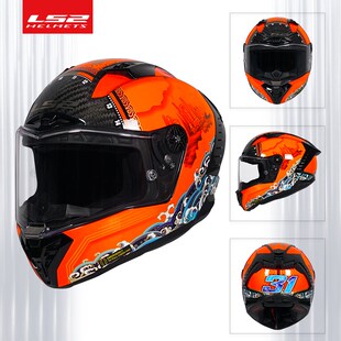 碳纤头盔男机车全盔女四季通用旗舰FF805雷霆奉