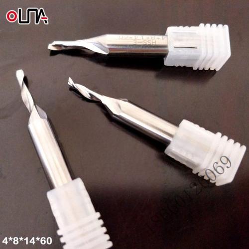 4*8*12*60断桥铝塑门窗加工中心专用M35含钴4mm单刃仿形型铣铣刀