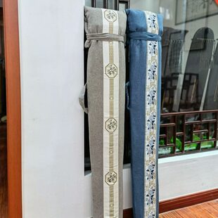 新中式古琴琴囊琴衣加厚棉麻琴包可手提可单肩背内为棉花演奏琴用