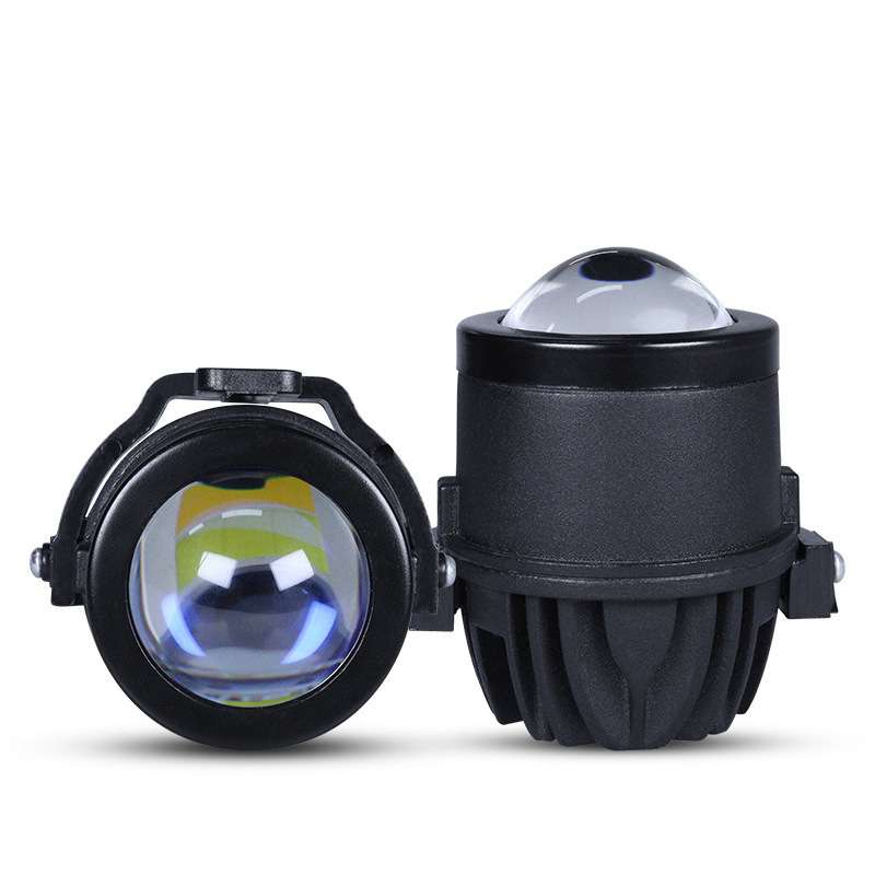 2.0Inch 三色雾灯改装led双光雾灯超亮led车灯远近一体2寸雾灯