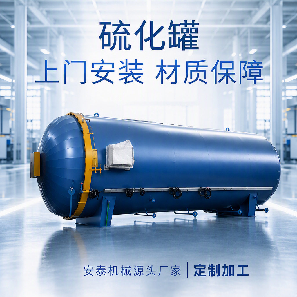 电加热胶鞋硫化罐 全自动进出料胶辊硫化罐 立式蒸汽硫化罐直供图片