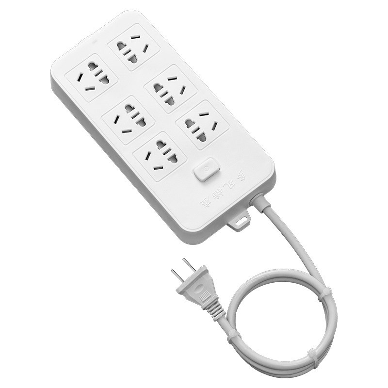 两脚插座二项插头2脚两孔圆孔接插拖线板双头带线插排两插头插板