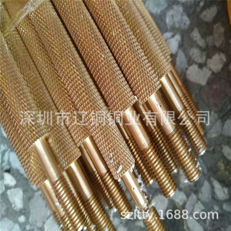 对边六角铜棒实心黄铜棒 激光切割 拉花滚花攻丝车牙电镀抛光