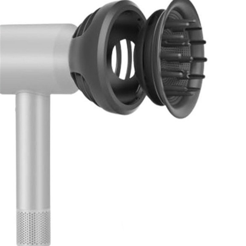 适用戴森吹风机波浪卷曲两用扩z散风嘴二合一扩散烘干罩造型器附