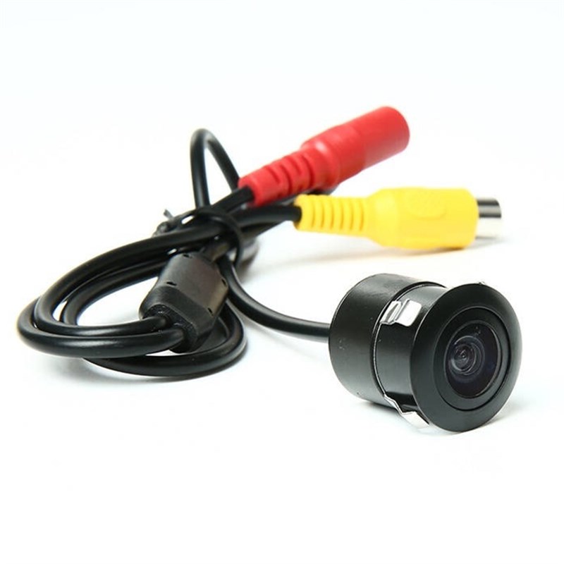 18.5打孔圆形小车广角专用后视频影像高清夜视CCD倒车摄像头 防水