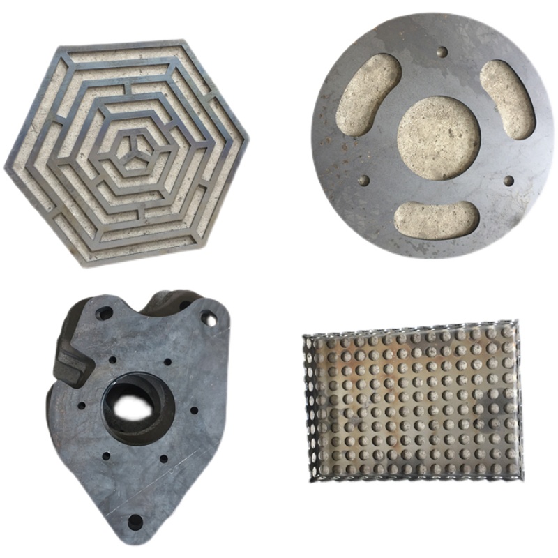 钢板激光切割q235锰板45#v耐磨耐候板CNC加工钻铣攻丝折弯焊接定