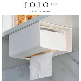 JOJO'S L.PD.Naples.纸巾盒简约抽纸橱柜粘贴纸巾架壁挂式丨
