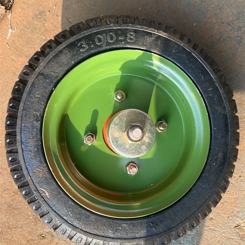 手扶拖拉机旋耕机40083C008实心尾轮尾轮总成及轮胎