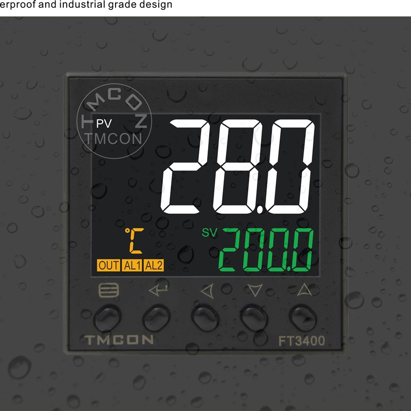 FT3403液晶LCD大白字显示经济型温控表pidL温控器K型Pt100型温控