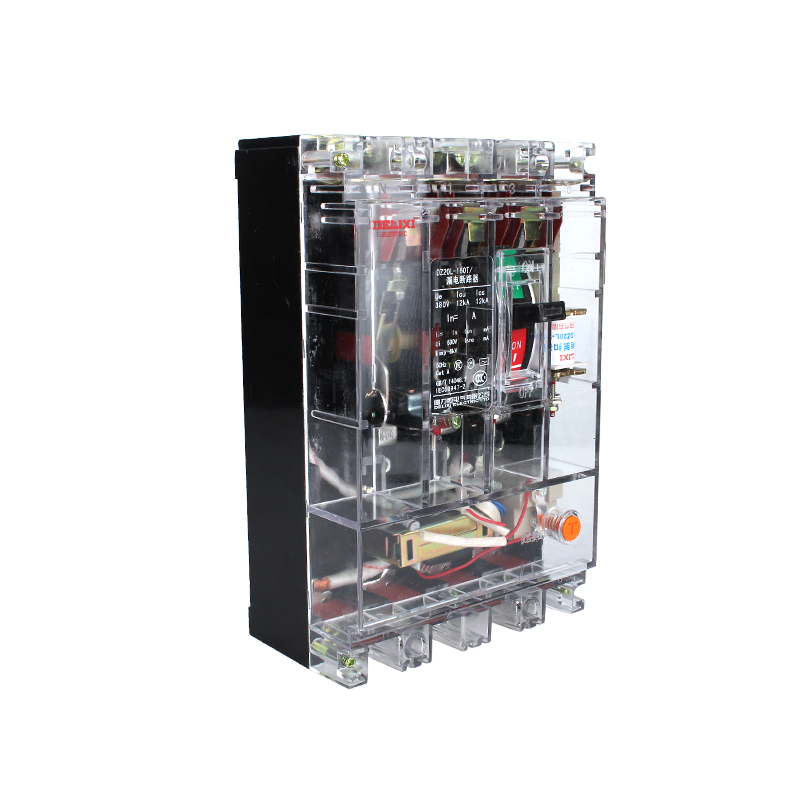 德力西DZ20L-160T4300透明漏电保护器断路器4p100A空气开关带漏保