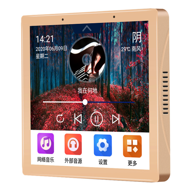 浪歌语音声控背景音乐系统套装安卓主机吸顶音响涂鸦智能家居S86M