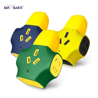 16a大功率地拖插座4000w插排防摔工程接线板不带线插板电源插座板