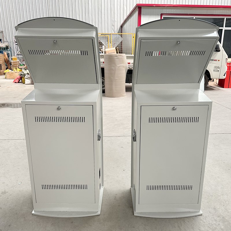 控制柜plc触摸屏控制台查询工业一体机落地斜面柜工控布线配电箱