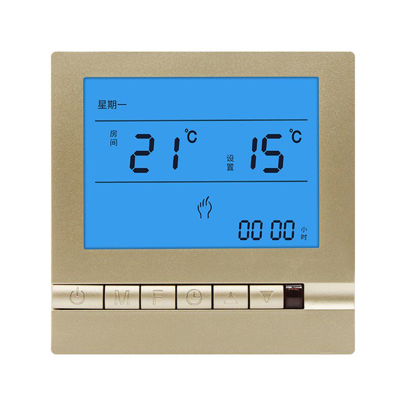 水地暖温控器智能温控开关液晶电热温度控制器恒温水采暖通用面板