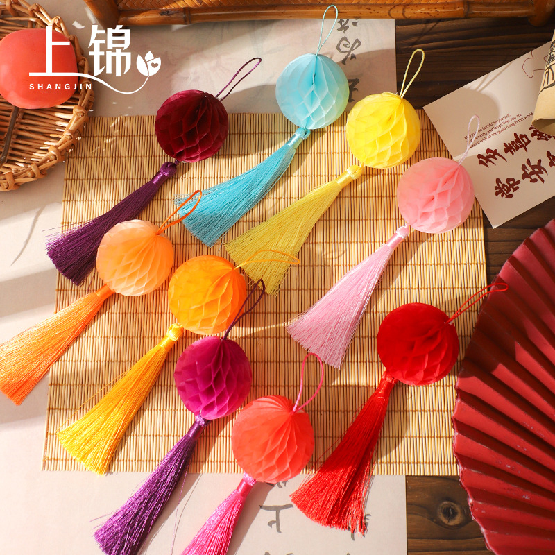 2025年宵节福桶装饰品5cm蜂窝灯