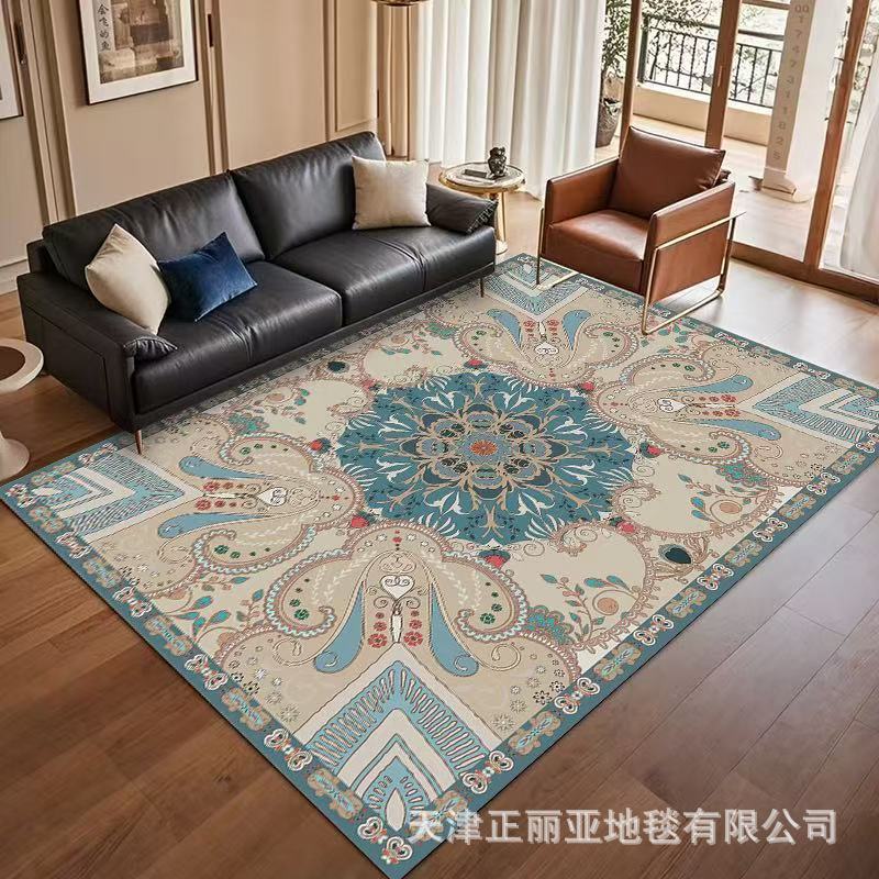 地毯客厅teum波斯地毯加厚防滑水