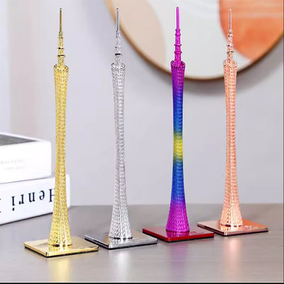 广州塔纪念品金塔模型摆件地标建