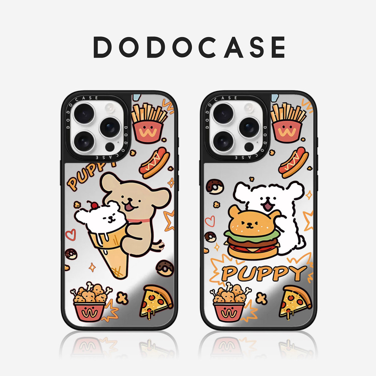 DODOCASE 情侣汉堡冰淇手机保护套/壳