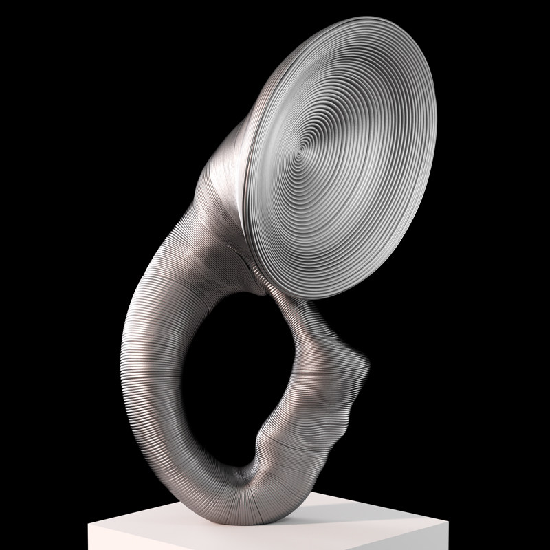 抽象简约萨克斯雕塑摆件落地艺术品酒店会所音乐样板房现代装饰品