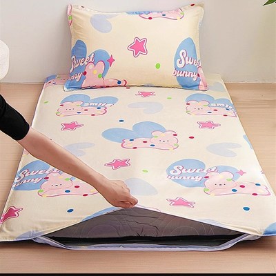 褥子套学生宿舍上下铺90x200cm保护罩双人床1.8m被套1.5米床垫套